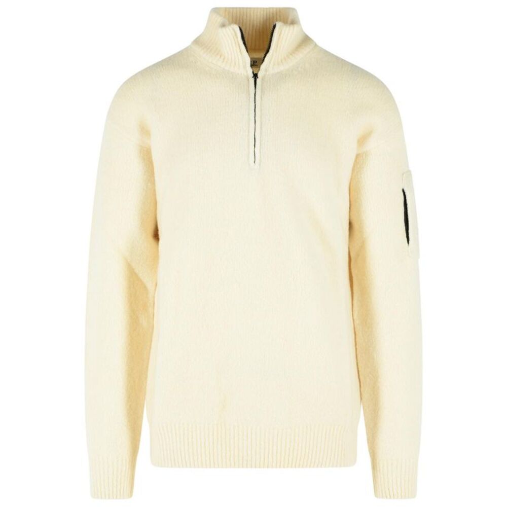 C.P. Company White Wool Blend Sweater Men